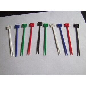 TV Guide Party Picks Food Picks Olive Picks Short Swizzles SPIR-IT USA Lot of 10